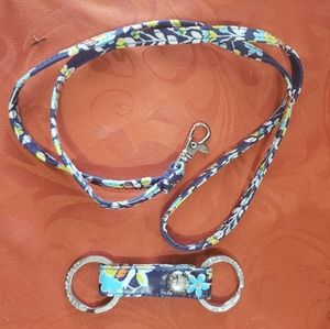 Vera Bradley Lanyard & Double Loop Keychain